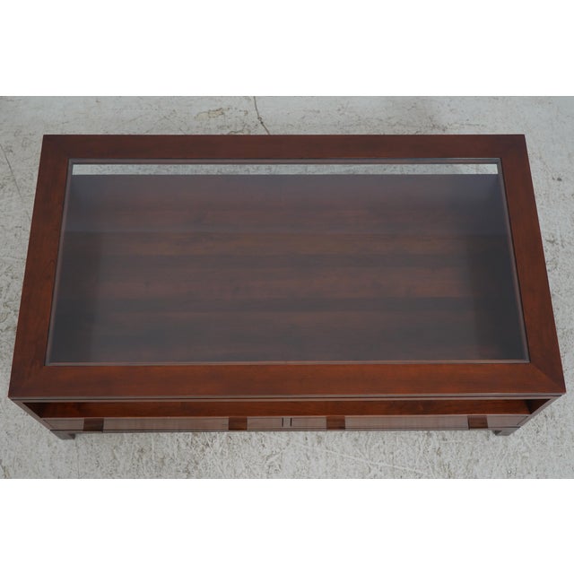 Wood Stickley Metropolitan Cherry Cocktail Table For Sale - Image 7 of 18
