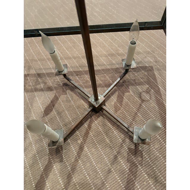 2000 - 2009 Contemporary Calibougie 24 Inch Square Pendant Light For Sale - Image 5 of 5