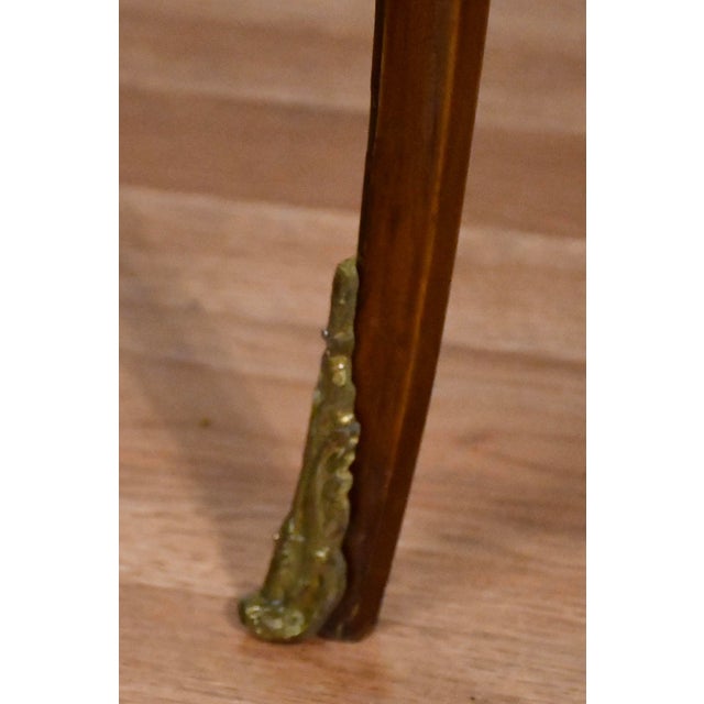 Wood 1930s French Satinwood Inlaid Center Table / Side Table For Sale - Image 7 of 11