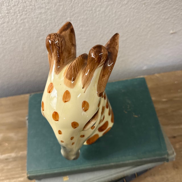Italian Vintage Italian Ceramic Giraffe For Sale - Image 3 of 7