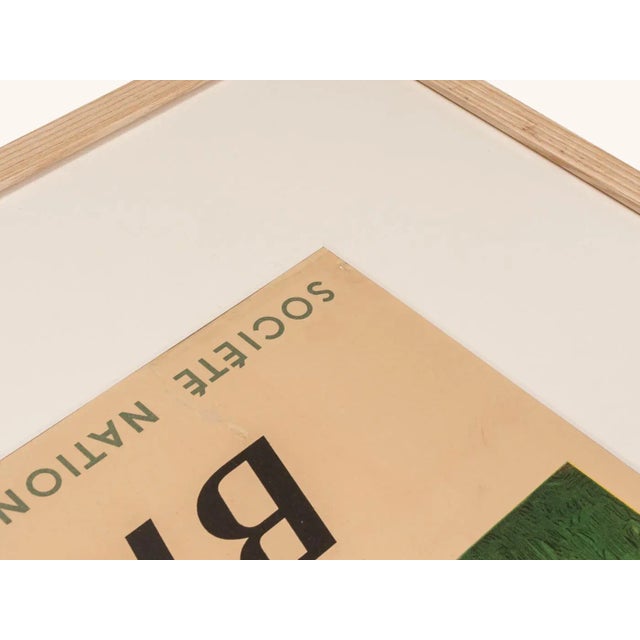 Vintage Travel Poster by André Strauss, 1950s For Sale - Image 6 of 10