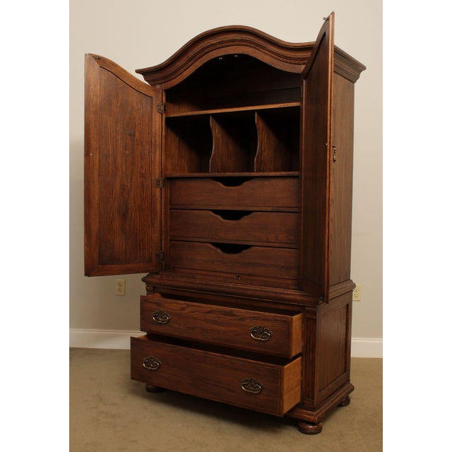 Ethan Allen Royal Charter Oak Bedroom Armoire Chairish