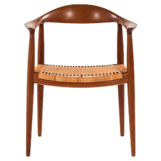 Model JH-501 Armchair by Hans Wegner for Johannes Hansen, 1940s For Sale