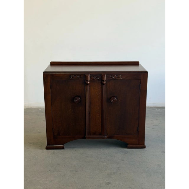 Vintage Art Deco English Sideboard For Sale In Los Angeles - Image 6 of 18