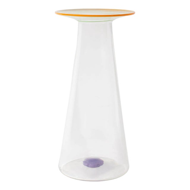 1995 Art Glass Vase by Michael Jaross For Sale