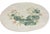 This vintage ceramic platter features a hand-painted botanical relief depicting Pelargonium (geranium) blooms and...