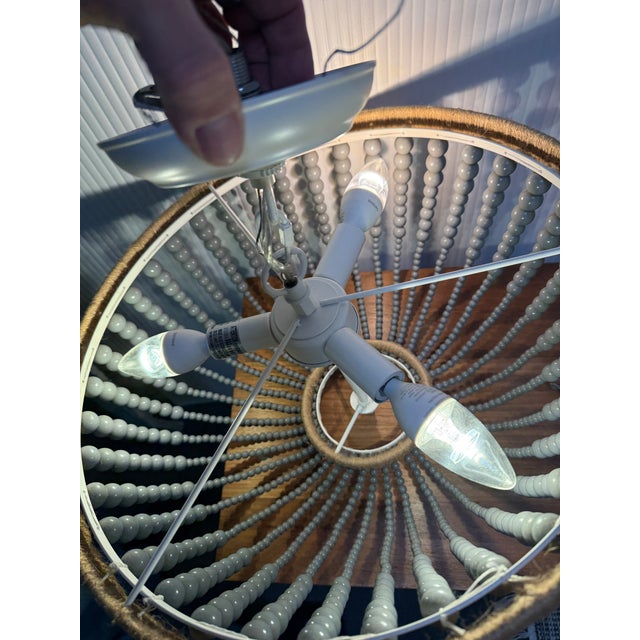 Uolfin Modern Farmhouse Beaded Chandelier For Sale - Image 11 of 12