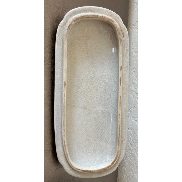 Circa 1965/1975 Chinoiserie Earthenware Trinket Box With Brass Strawberry-Shaped Finial, Hong Kong For Sale - Image 12 of 18