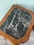Vintage Walnut Bedside Tables with Marble Top, 1930s, Set of 2 For Sale - Image 15 of 18