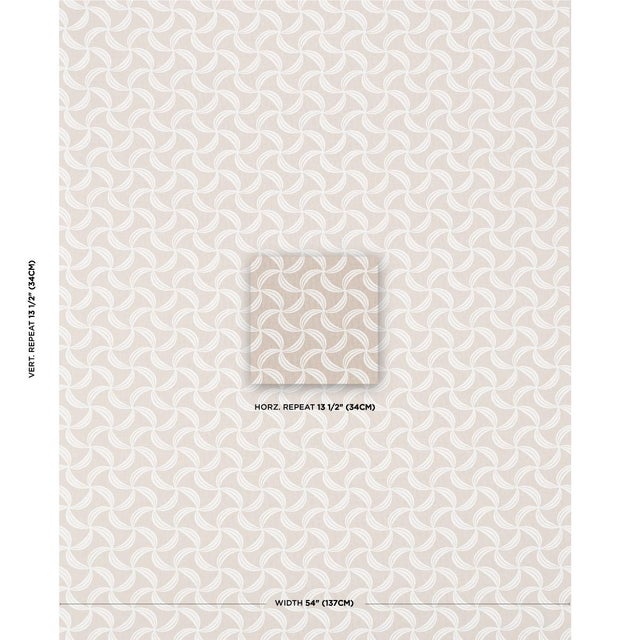 Ambrosia is a swirling, graphic pinwheel pattern with an intriguing hypnotic effect. Screen-printed on a cotton-linen...