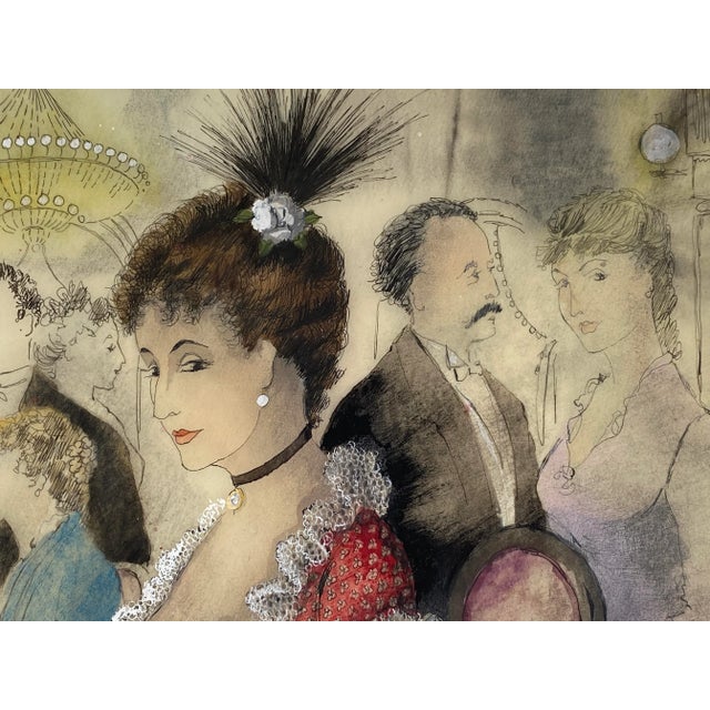 A painting * by Erhard Klepper (1906–1980) * Mixed media (pen, watercolor and gouache) on transparent paper * signed and...