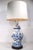 Mid 20th Century Chinese Style Blue and White Ginger Jar Form Ceramic Lamp by Frederick Cooper For Sale - Image 12 of 12