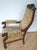 Antique Carved Walnut Armchair, Turn of the 19th and 20th Centuries For Sale - Image 13 of 16