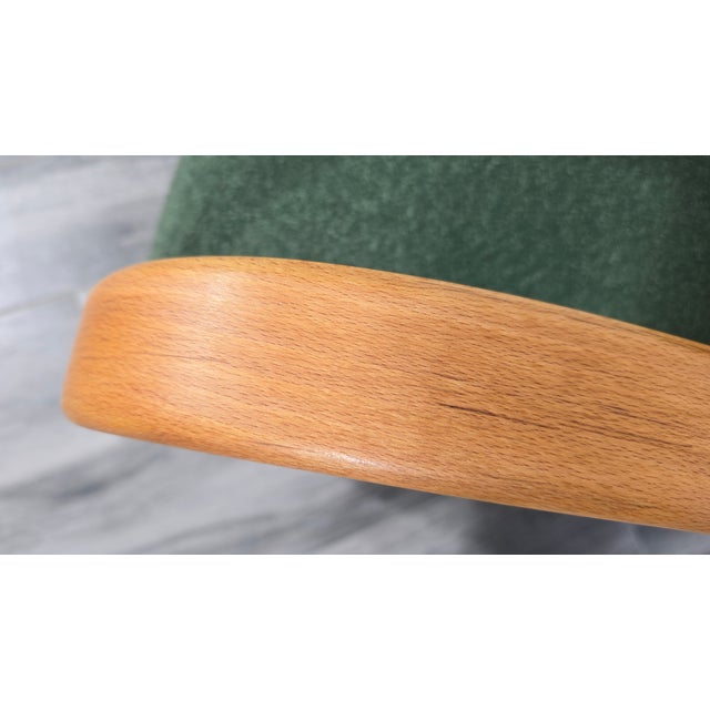 Art Deco Lounge Chair by Jindrich Halabala, 1940s For Sale - Image 4 of 8