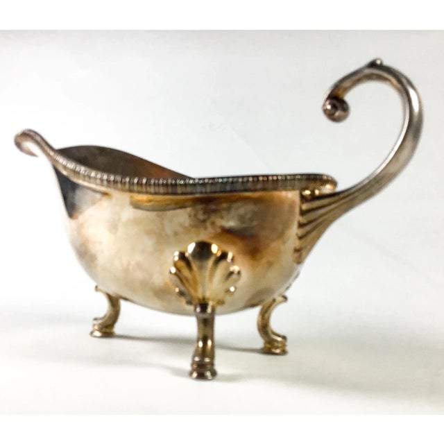 Vintage Silver Plate Pitcher Server by Crescent For Sale In Portland, ME - Image 6 of 13