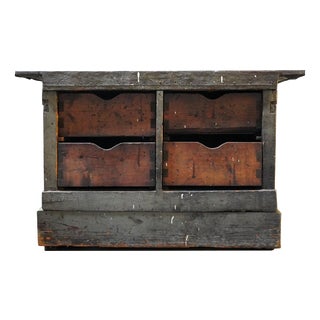 Industrial Wooden Sideboard, 1900s For Sale