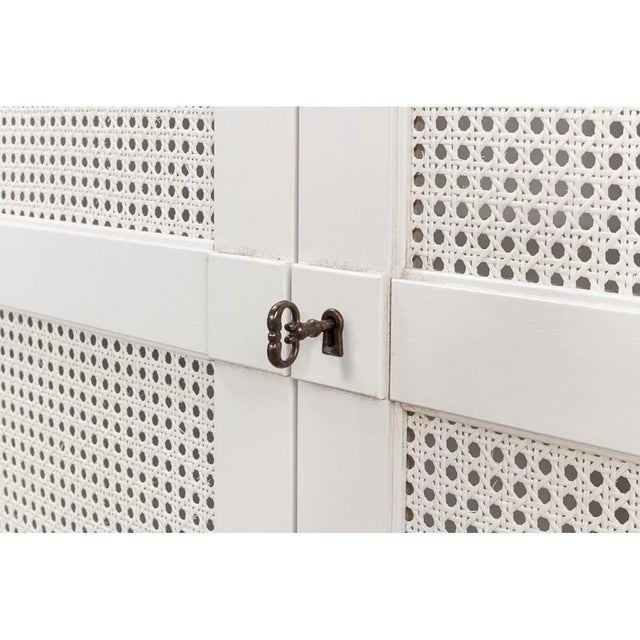 Wood White Painted Sideboard For Sale - Image 7 of 10