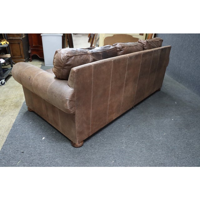 Stickley Craftsman Leather Sofa Chairish