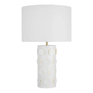 Kate Spade by Visual Comfort Studio Dottie Table Lamp, Burnished Brass