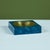 Aldo Tura Square Resin Ashtray With Brass Well For Sale - Image 10 of 12