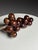 Large alabaster grape cluster. Originating from Italy. Color: Brown. Beautiful as decoration in both modern and classic...