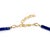 Metal Lapis Lazuli Tube Matinee Necklace For Sale - Image 7 of 9