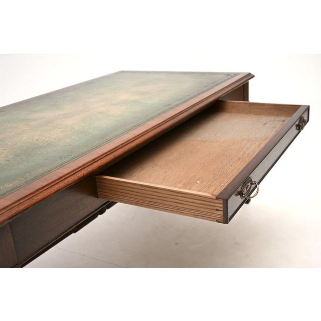Regency Leather Top Coffee Table, 1930 For Sale - Image 10 of 12