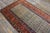 1870s Ivory Geometric Tribal Nw Persian Runner Carpet 3' X 14'6" Handmade Wool Runner Rug For Sale - Image 9 of 12