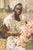 A lovely impressionist style painting by noted Brazilian artist, Glauco Chaves, commemorates the important Afro-Brazilian...