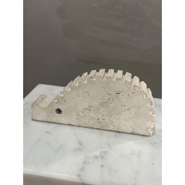 Mid-Century Modern Marble Porcupine Sculpture attributed to Enzo Mari for Fratelli Mannelli, 1970s For Sale - Image 3 of 6