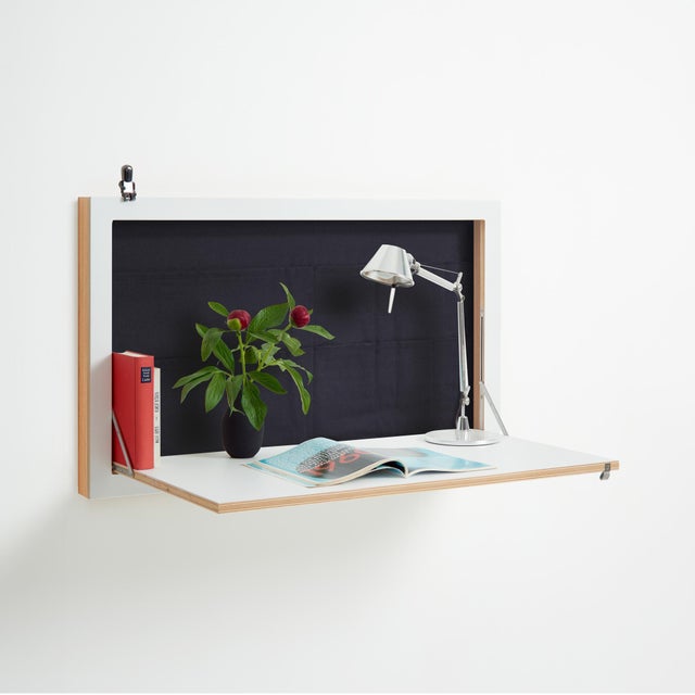 100×60-1 Folding Design Wall Desk from Ambivalenz For Sale - Image 4 of 4