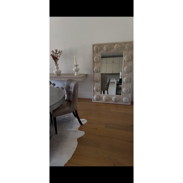 Beautil floor mirror by CFC (Noir's sister bland). Bold and heavy.