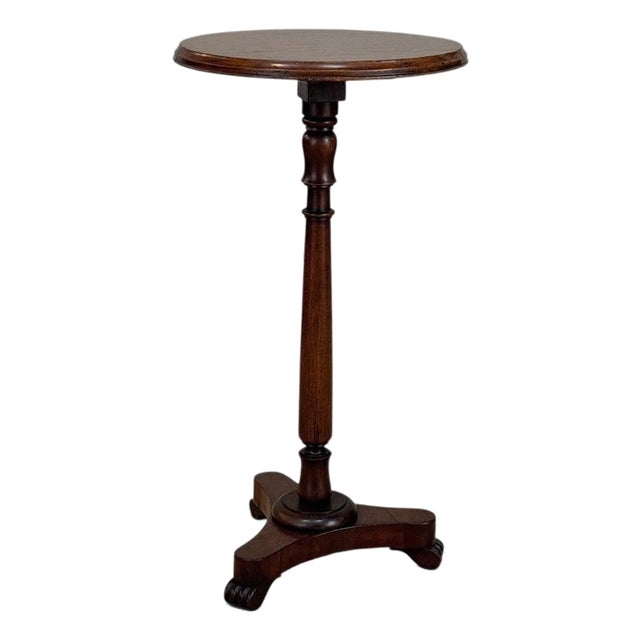 Vintage English Mahogany Lamp Table ~ End Table For Sale