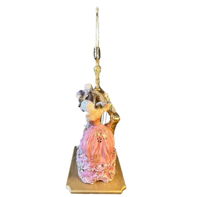 Capodimonte Porcelain Lamp- Musicians For Sale - Image 16 of 18