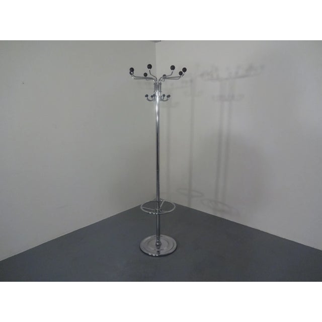 Chrome Plated Steel Tubular Coat Rack, 1940s For Sale - Image 14 of 18