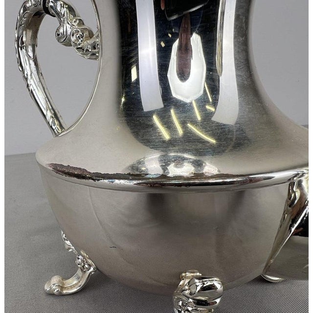 Vintage French Style Coffee Serving Tray with Pot, Set of 5 For Sale - Image 14 of 18