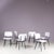 Result Chairs in Black and White by Friso Kramer for Ahrend-De Cirkel, 1950s, Set of 6 For Sale - Image 11 of 12