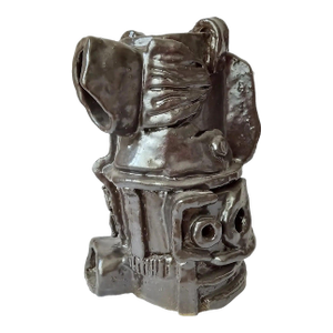 Pablo Picasso Inspired Ceramic Sculptural Vase