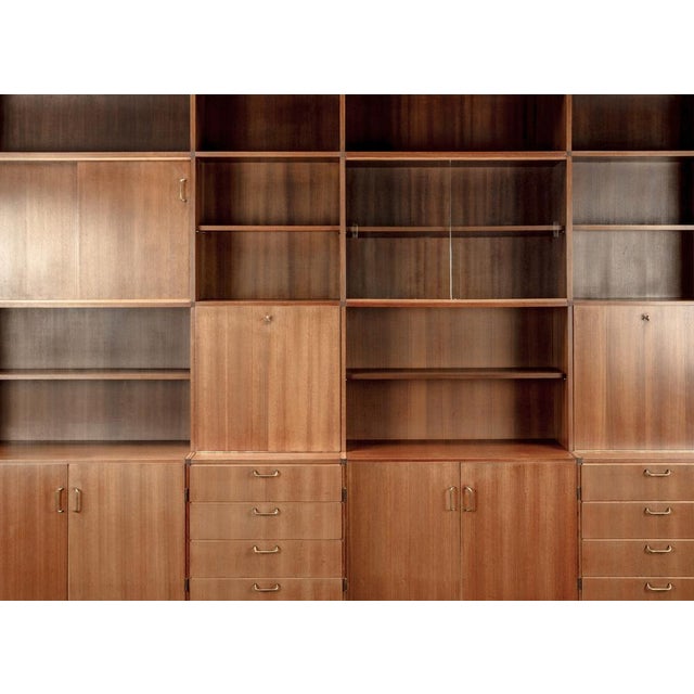 Sideboard with Shelves by Erwin Behr Study for Bmz, 1950s For Sale - Image 17 of 18