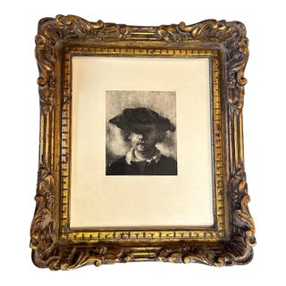 1890’s Traditional Rembrandt in Broad Cap Print For Sale