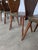 Vintage Brutalist Wooden Dining Chairs, 1970s, Set of 6 For Sale - Image 14 of 18
