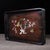 Brown Rosewood Rectangular Tray Inlaid With Mother-of-Pearl For Sale - Image 8 of 9