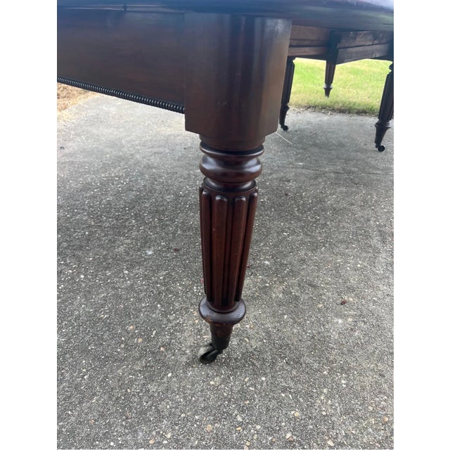 19th Century English Mahogany Dining Table, Likely by Gillows For Sale - Image 9 of 9