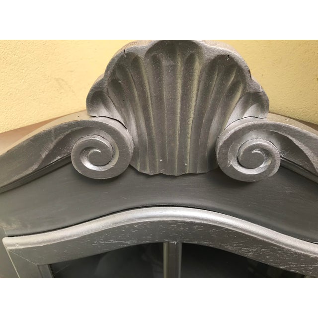 Corner Cabinet with Glass Doors, 1980s For Sale - Image 12 of 18