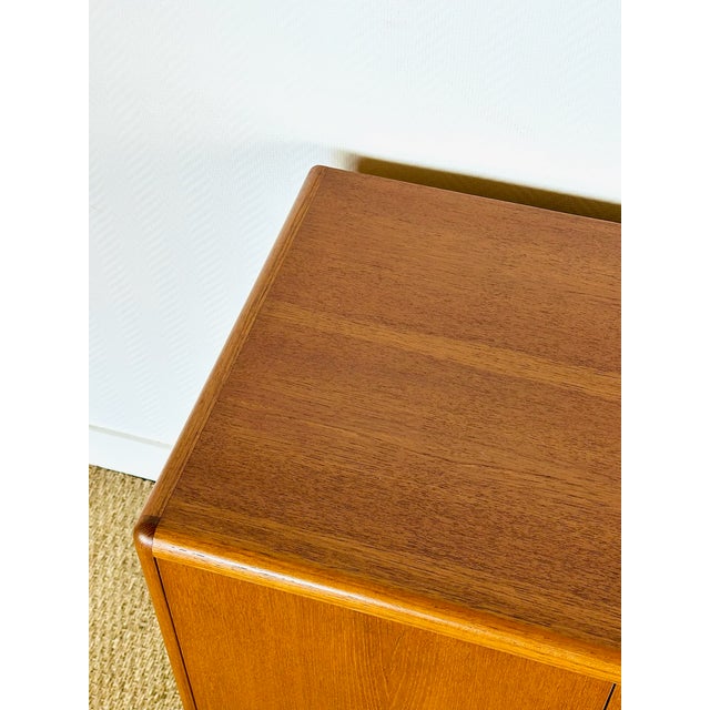 Brown Scandinavian Teak Sideboard, 1960s For Sale - Image 8 of 15