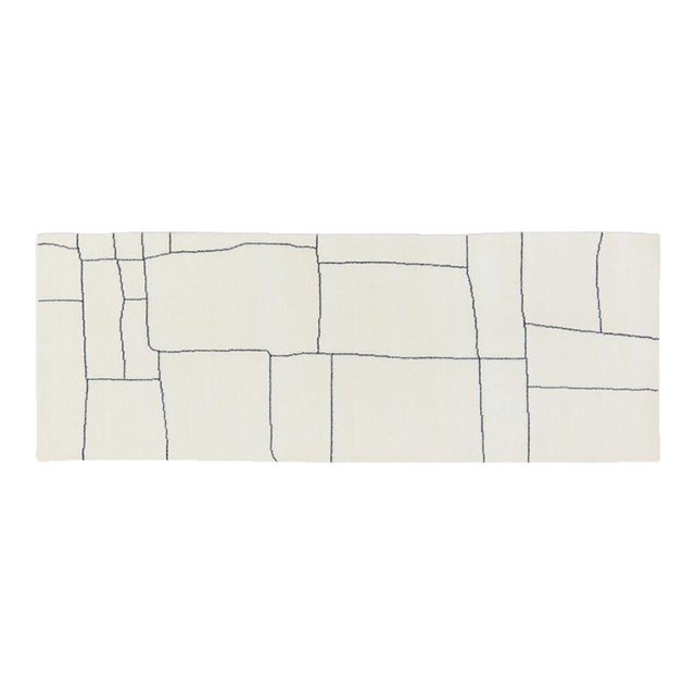 New Moroccan Azilal Professional Hand Knotted Wool Rug, For Sale