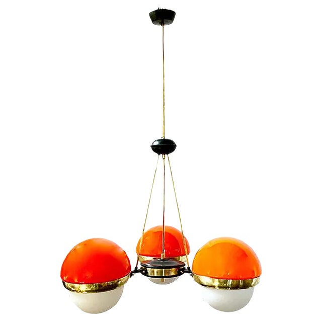 Vintage Ceiling Lamp from Stilnovo, 1950s For Sale
