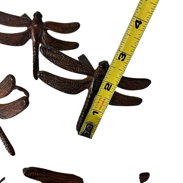 Vintage Dragonfly Napkin Rings - Set of 8 For Sale - Image 6 of 7