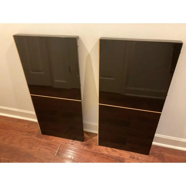 Tan Parzinger # 161 Mid-Century Modern Laquered Mahogany & Maple Dining Table For Sale - Image 8 of 12