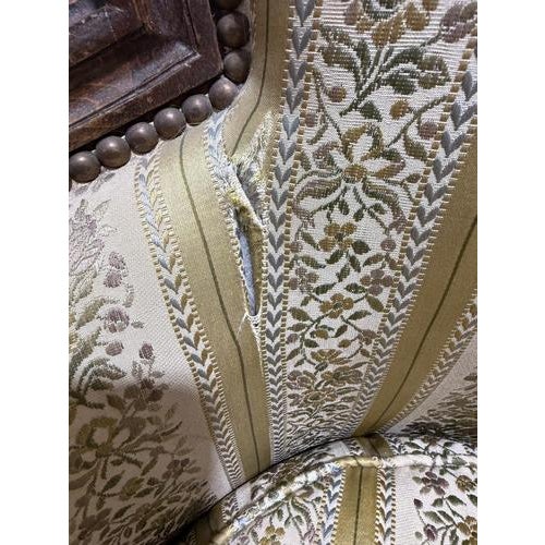 Louis XVI Style Bergère Armchairs, Set of 2 For Sale - Image 3 of 9